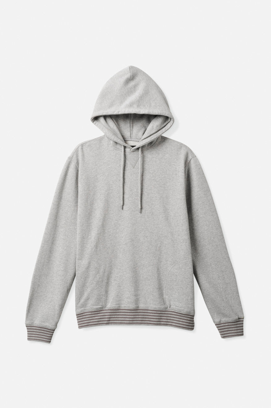 
       Brixton Collegiate Pocket Hood - Heather Grey/Pebble Worn Wash
     