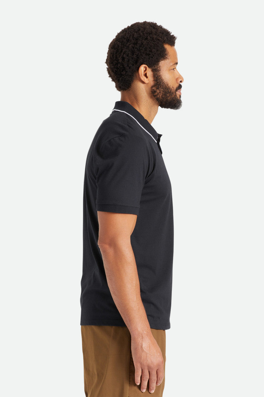 
       Brixton Proper S/S Polo - Black
     