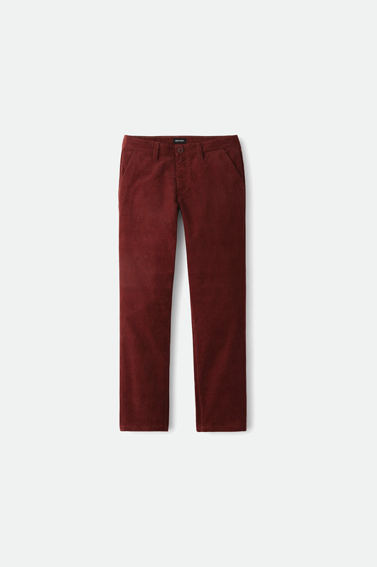 
       Men&#39;s Choice Chino Pant - Wine - Front Side
     