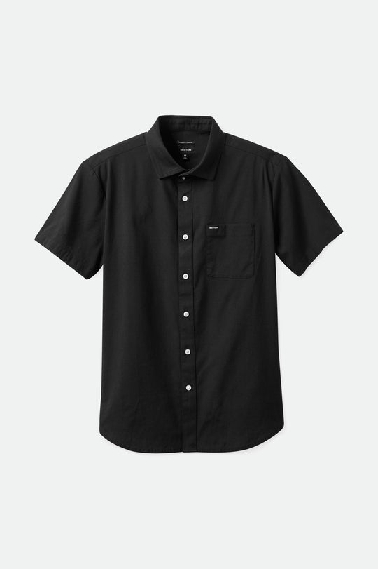 
       Brixton Charter Oxford S/S Woven Shirt - Black
     