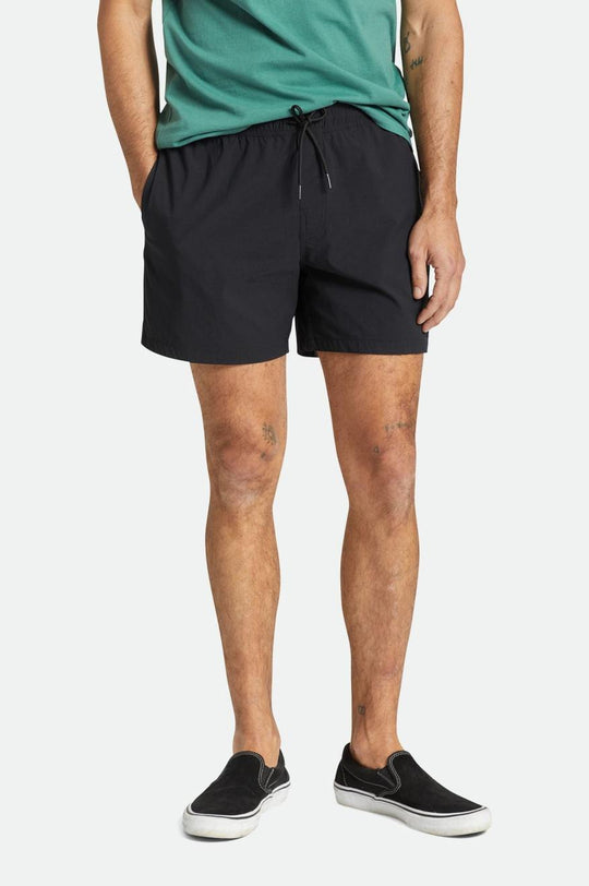 
       Brixton Voyage Short 5&quot; - Black
     