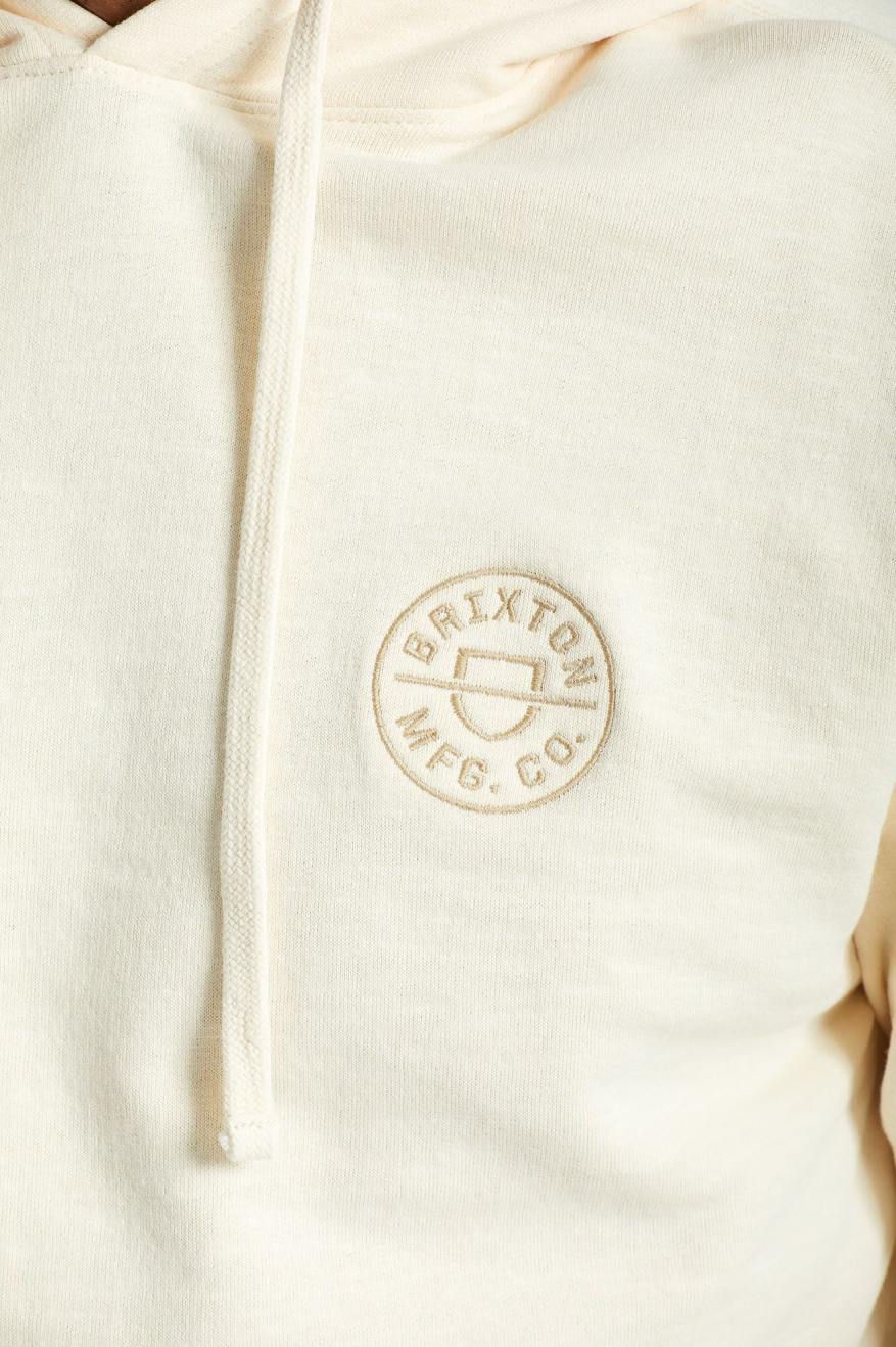 
       Brixton Crest Summer Weight French Terry Hood - Whitecap
     