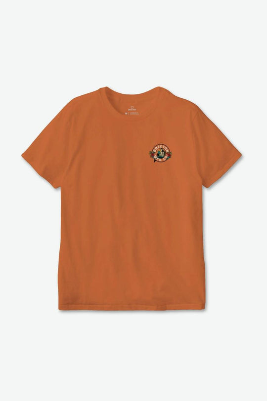 
       Brixton Geneva S/S Standard Tee - Paradise Orange Worn Wash
     