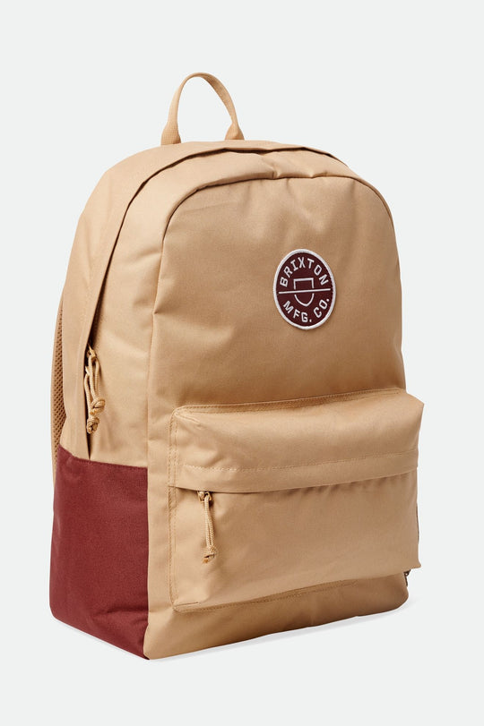 
       Brixton Crest Backpack - Mojave/Burgundy
     