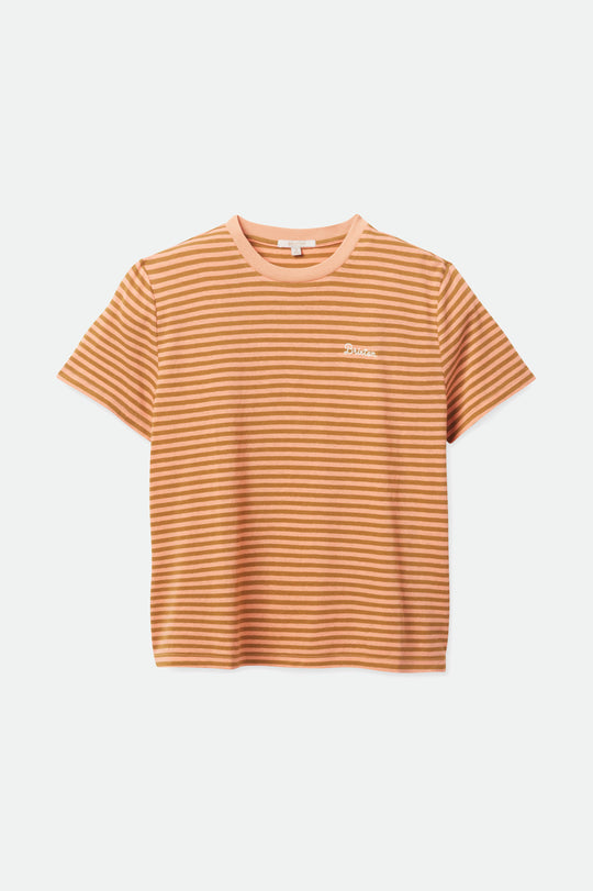 
       Brixton Hilt II S/S Linen Tee - Medal Bronze
     