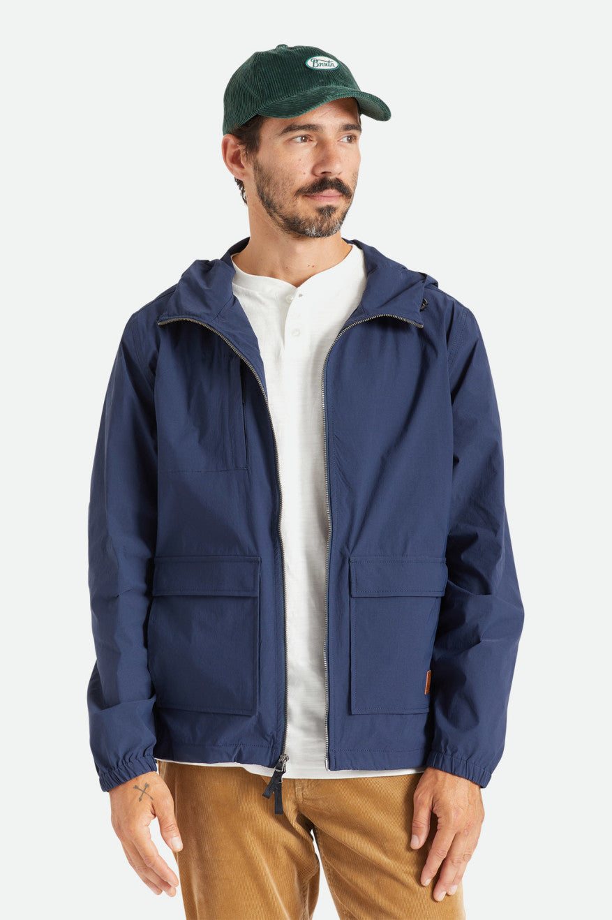 
       Brixton Utility Packable Parka Jacket - Navy
     