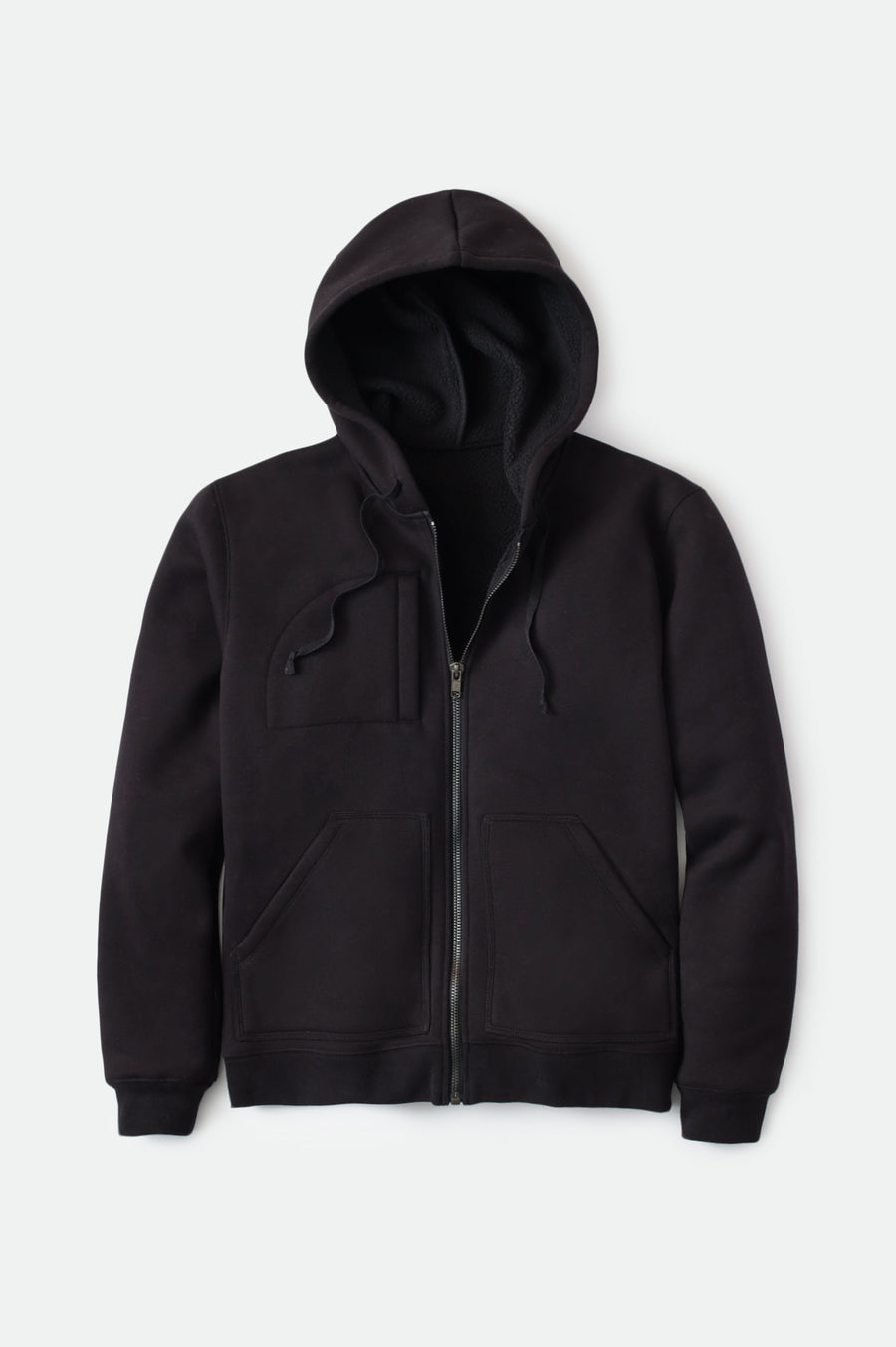 
       Brixton Abraham Sherpa Lined Full Zip - Black
     