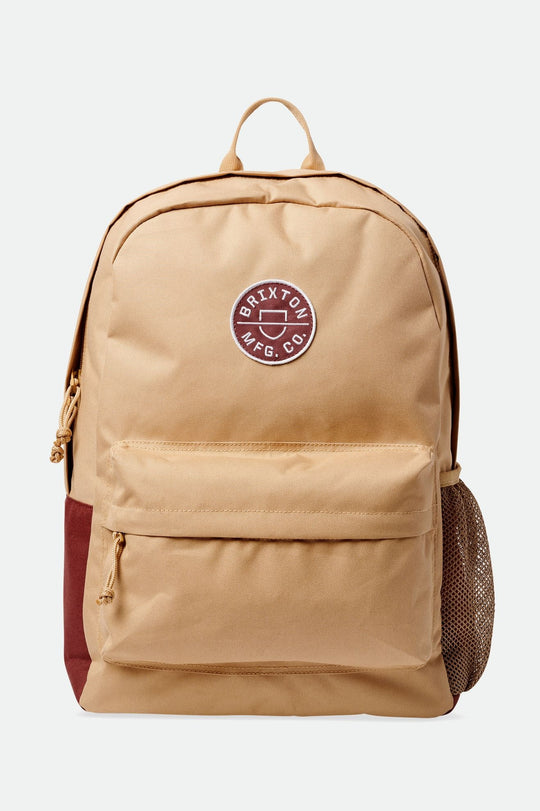 
       Brixton Crest Backpack - Mojave/Burgundy
     