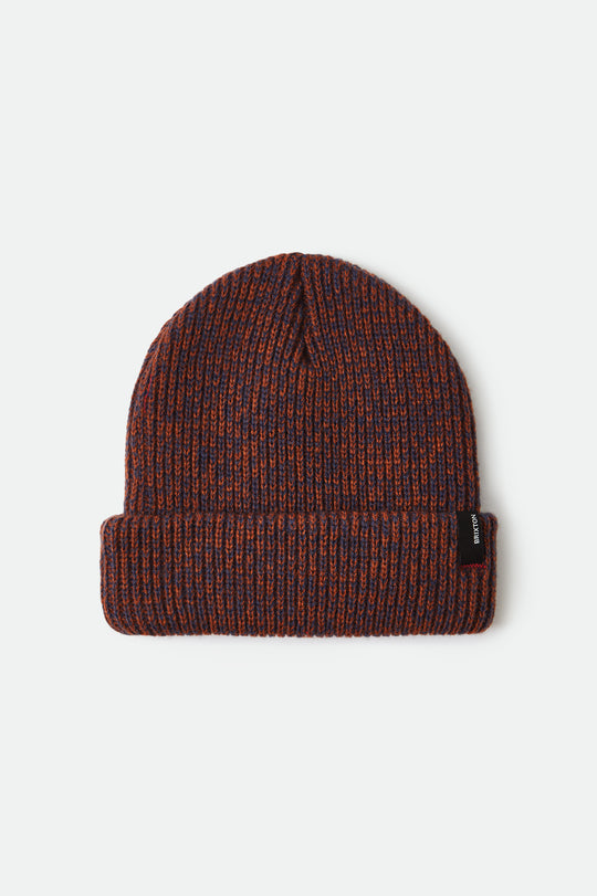 
       Brixton Heist Chunky Beanie - Washed Navy/Caramel Marled
     