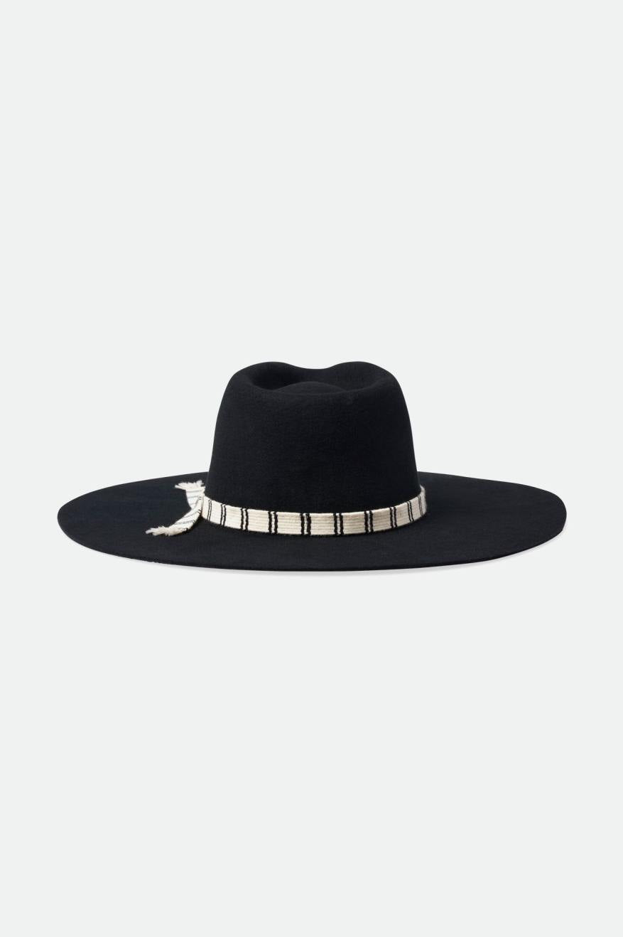 
       Brixton Leigh Felt Fedora - Black
     