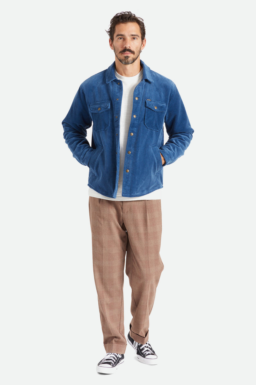 
       Brixton Durham Sherpa Lined Jacket - Joe Blue
     