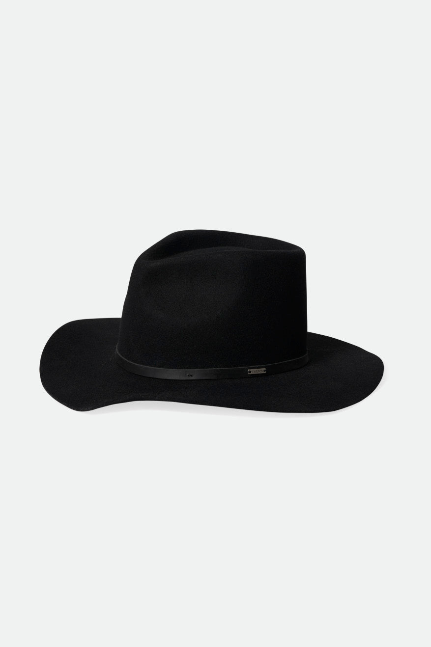 
       Brixton Whiskey River Cowboy Hat - Black
     