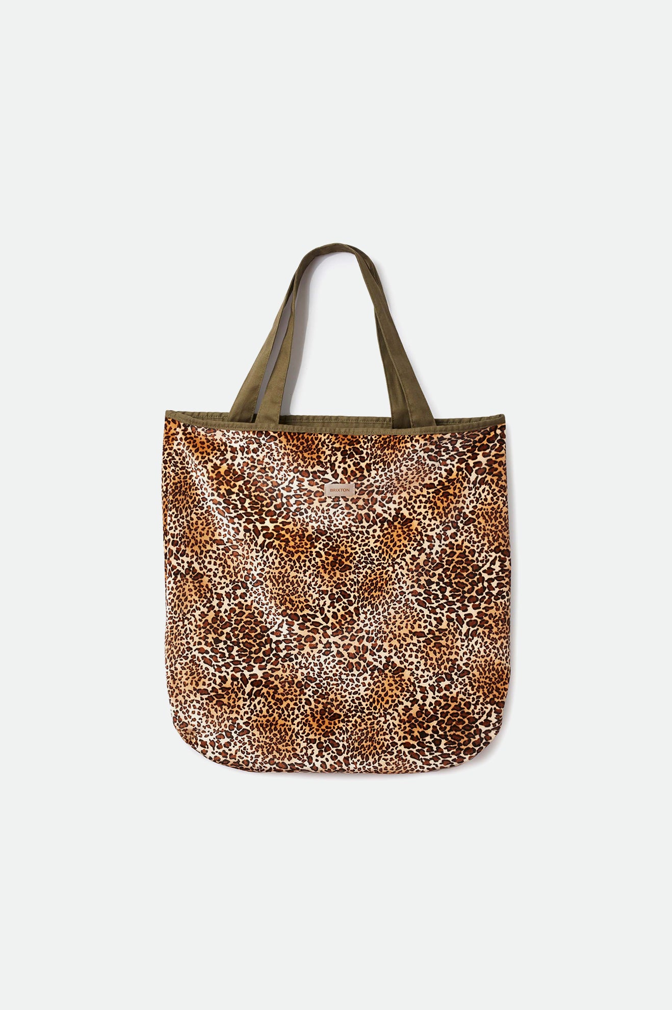 
       Women&#39;s Done Proper Reversible Tote  - Military Olive/Leopard - Back Side
     