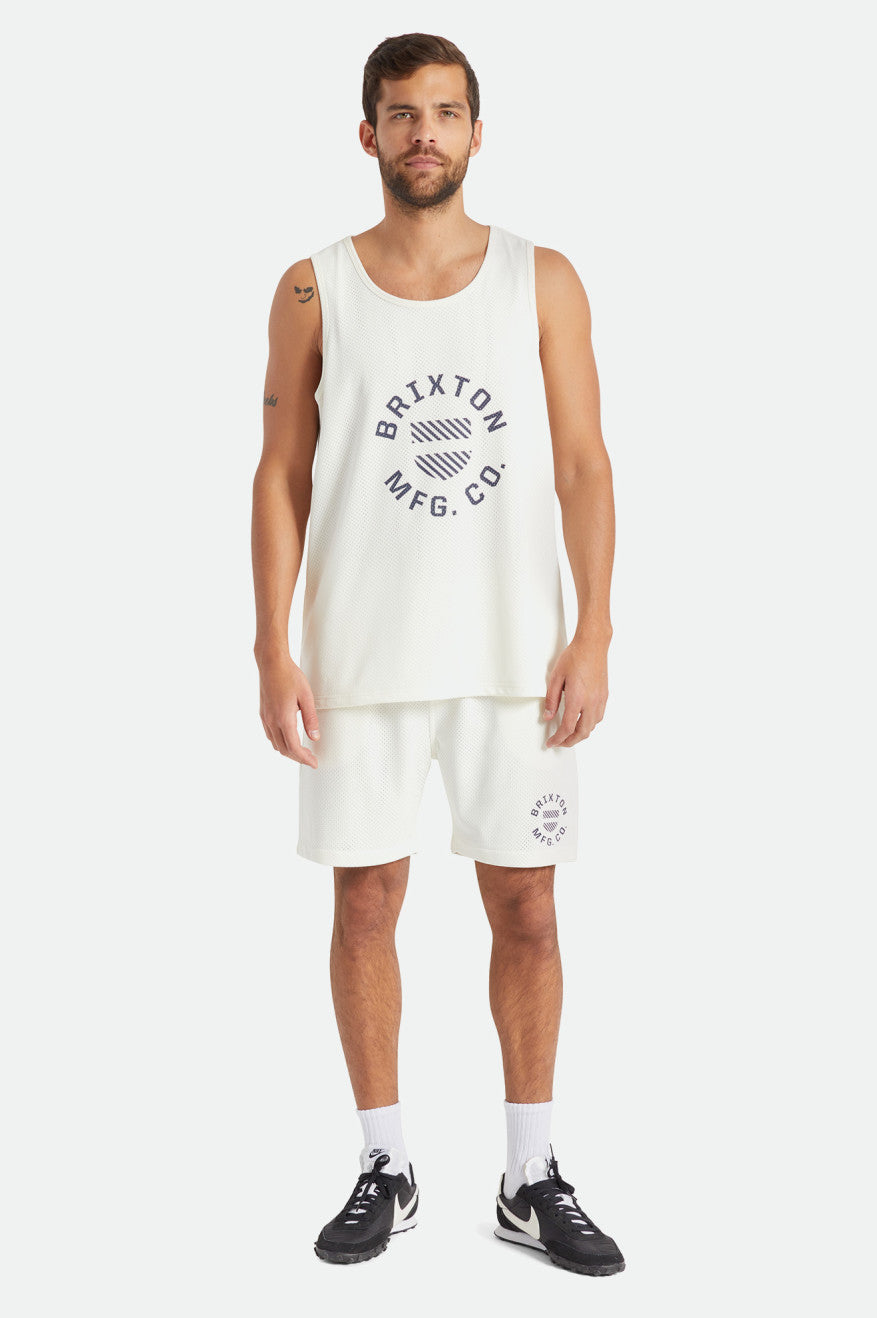 
       Brixton Shield Crest Tank - Off White
     