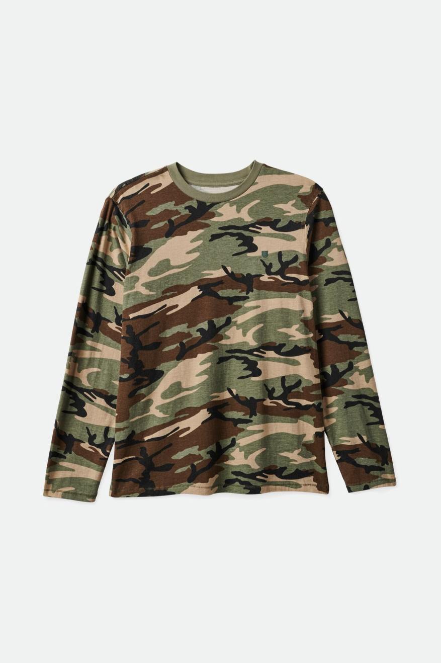 
       Brixton Vintage Reserve L/S Tee - Camo Vintage Wash
     