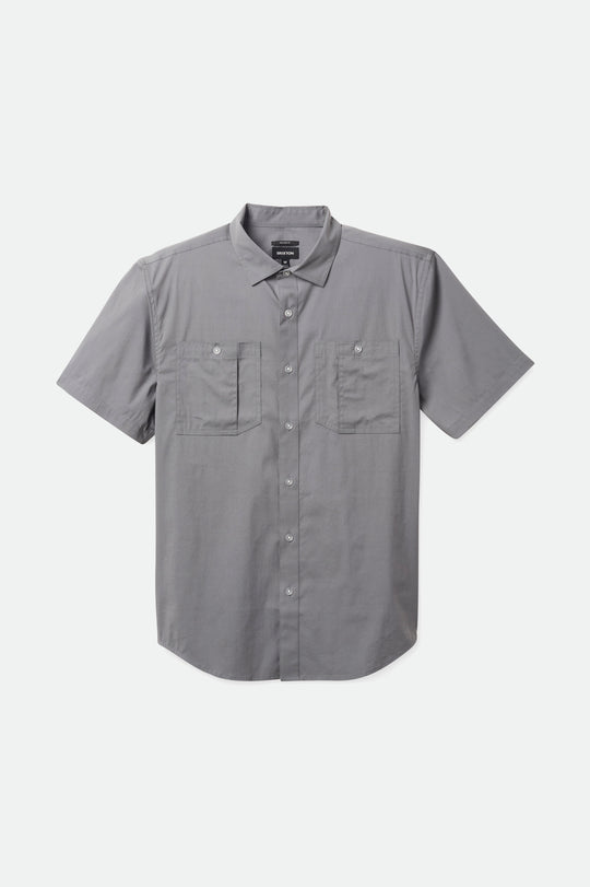 
       Brixton Charter Utility S/S Woven Shirt - Pebble
     