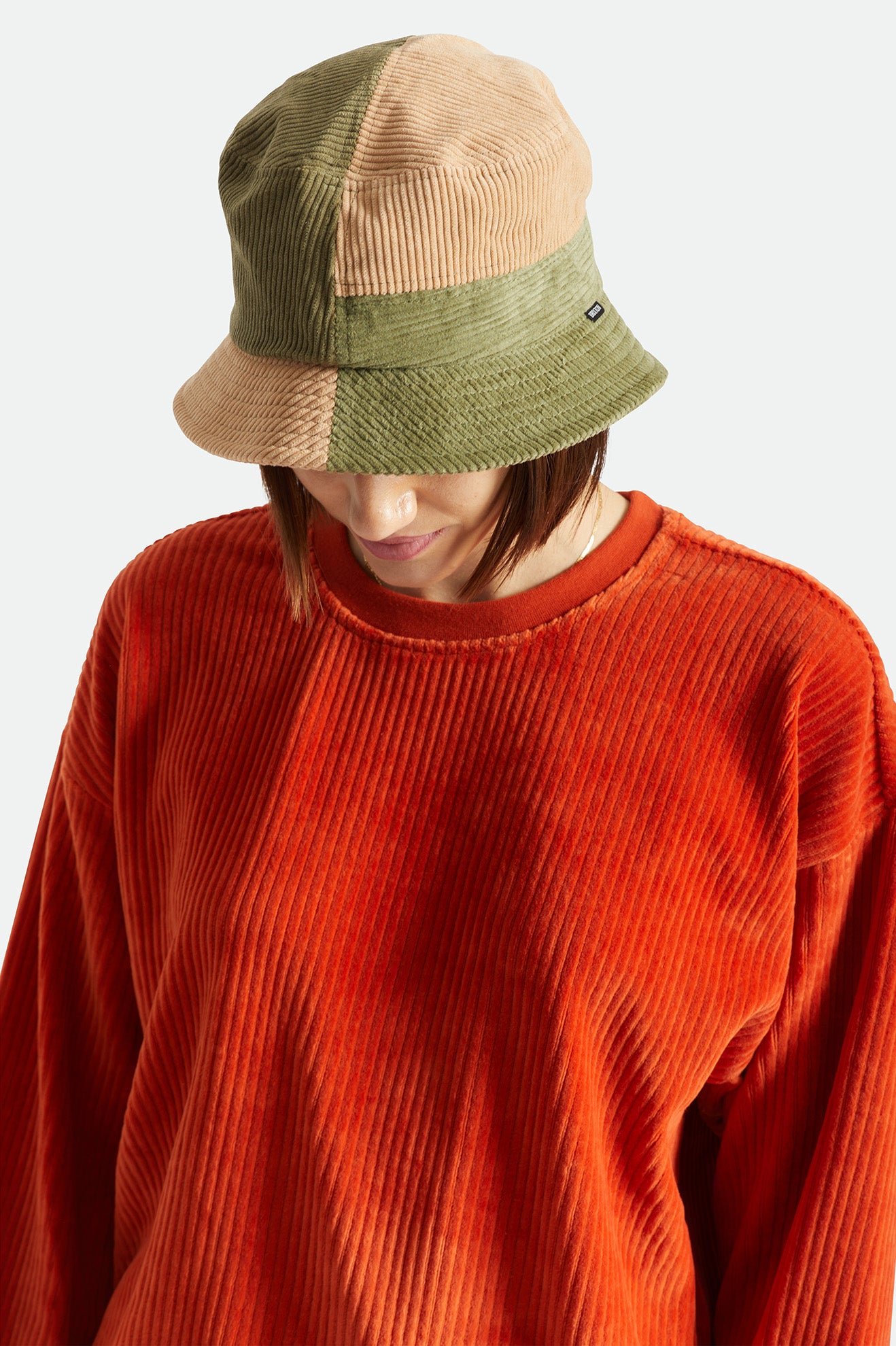 
       Brixton Gramercy Packable Bucket Hat - Military Olive/Mermaid
     