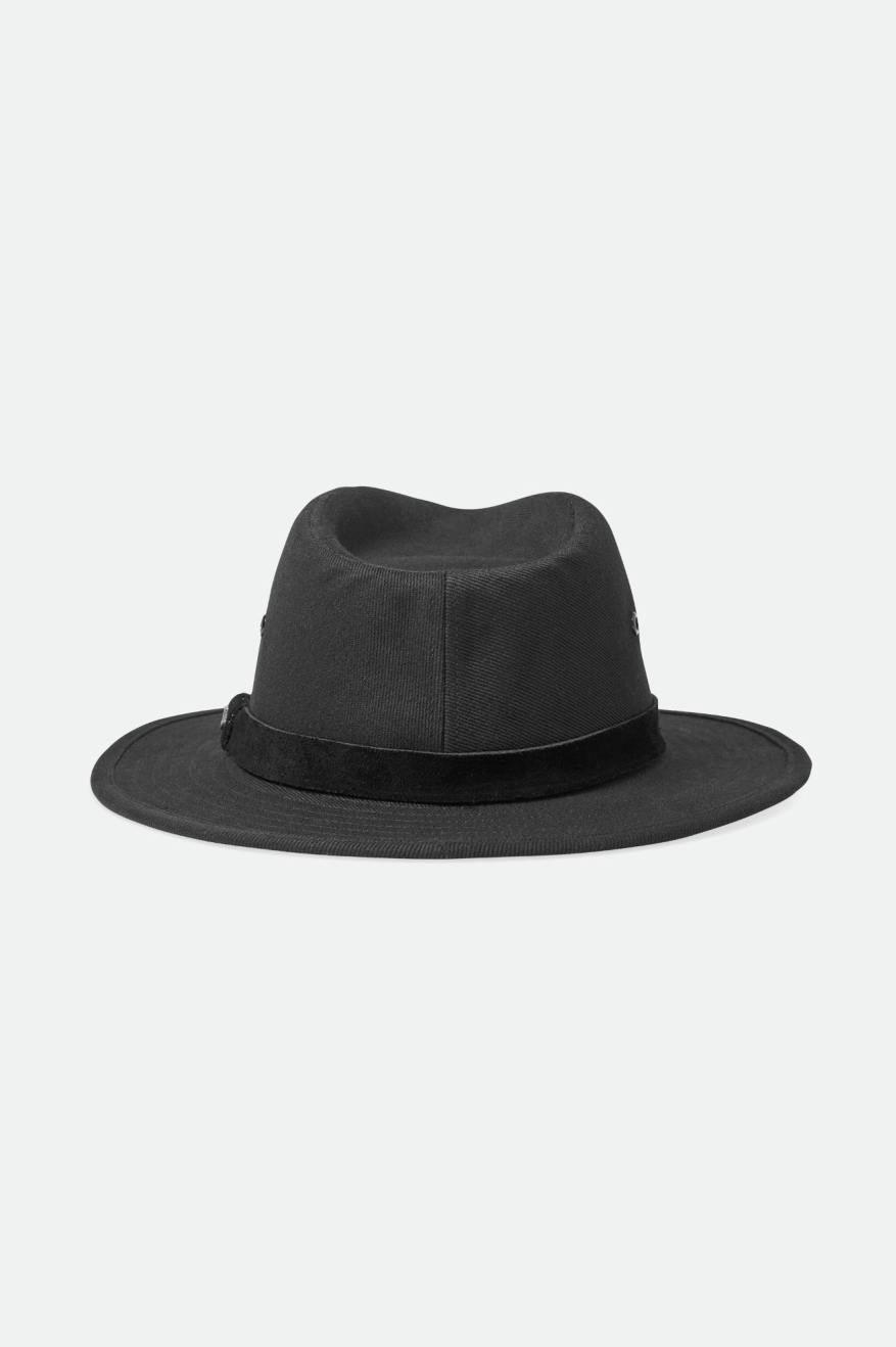 
       Brixton Messer Adventure Fedora - Black/Black
     