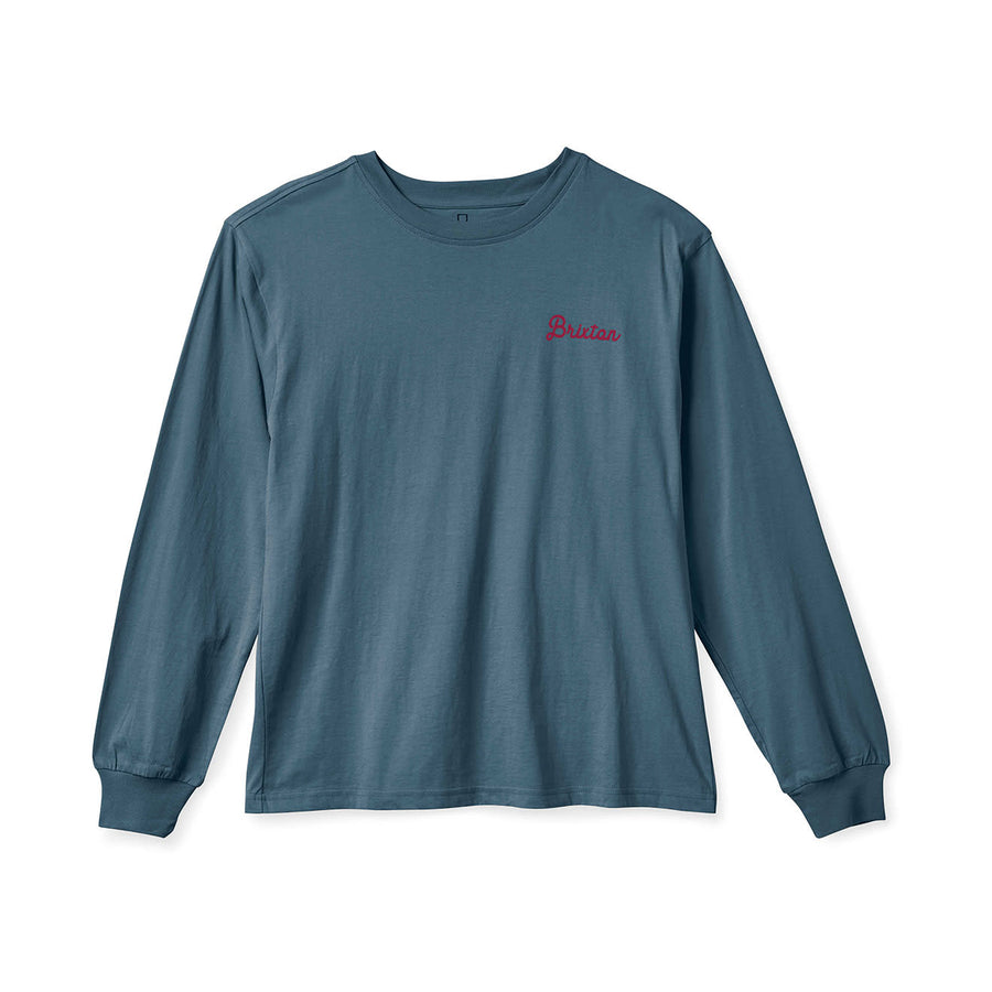 
       Brixton Freebird L/S Boyfriend Tee - Indian Teal
     