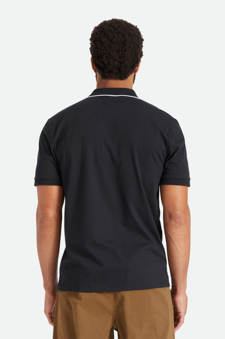 
       Brixton Proper S/S Polo - Black
     