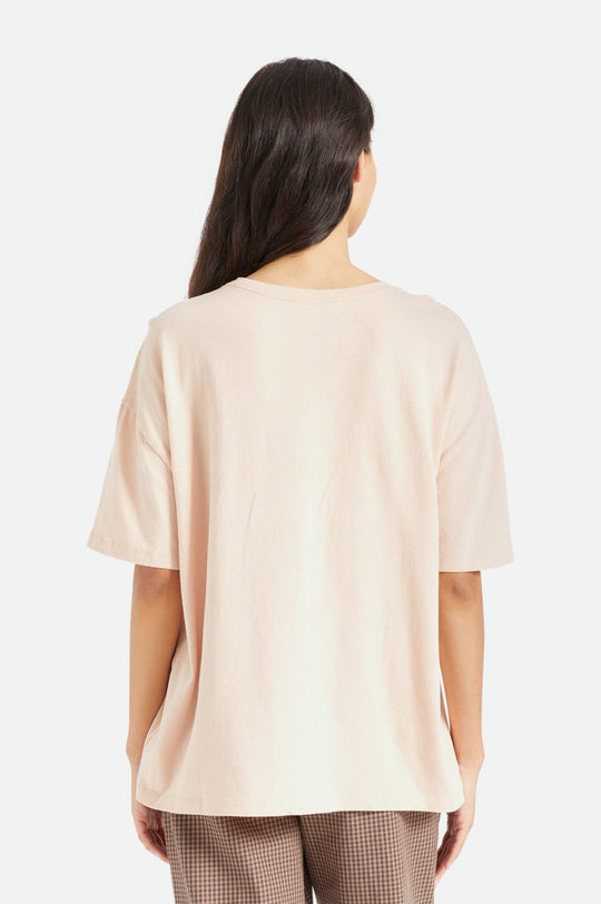 
       Brixton Moonlight Oversized Boyfriend Tee - Rose Dust
     