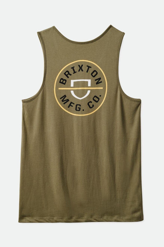 
       Brixton Crest Tank Top - Olive Surplus
     