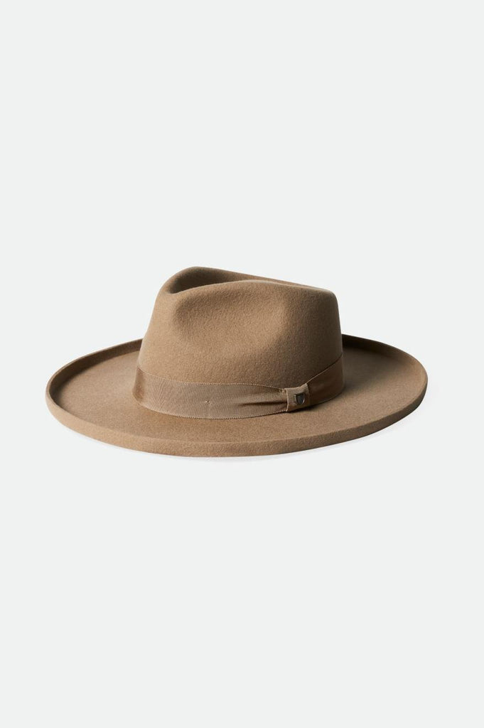 Stiff Brim Fedora Hat in Ivory  Wide Brim Hat for Women – CEO HAT CLUB