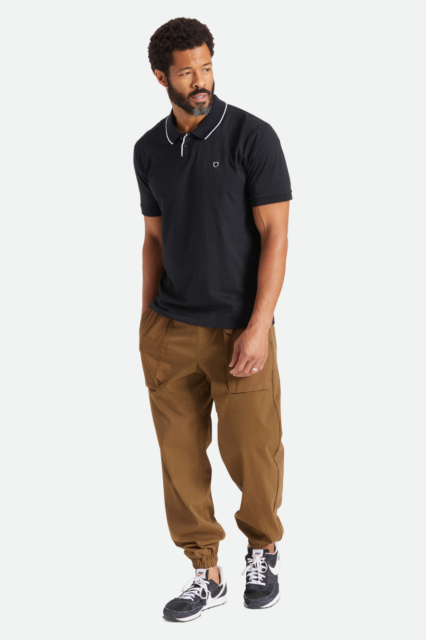 
       Brixton Proper S/S Polo - Black
     