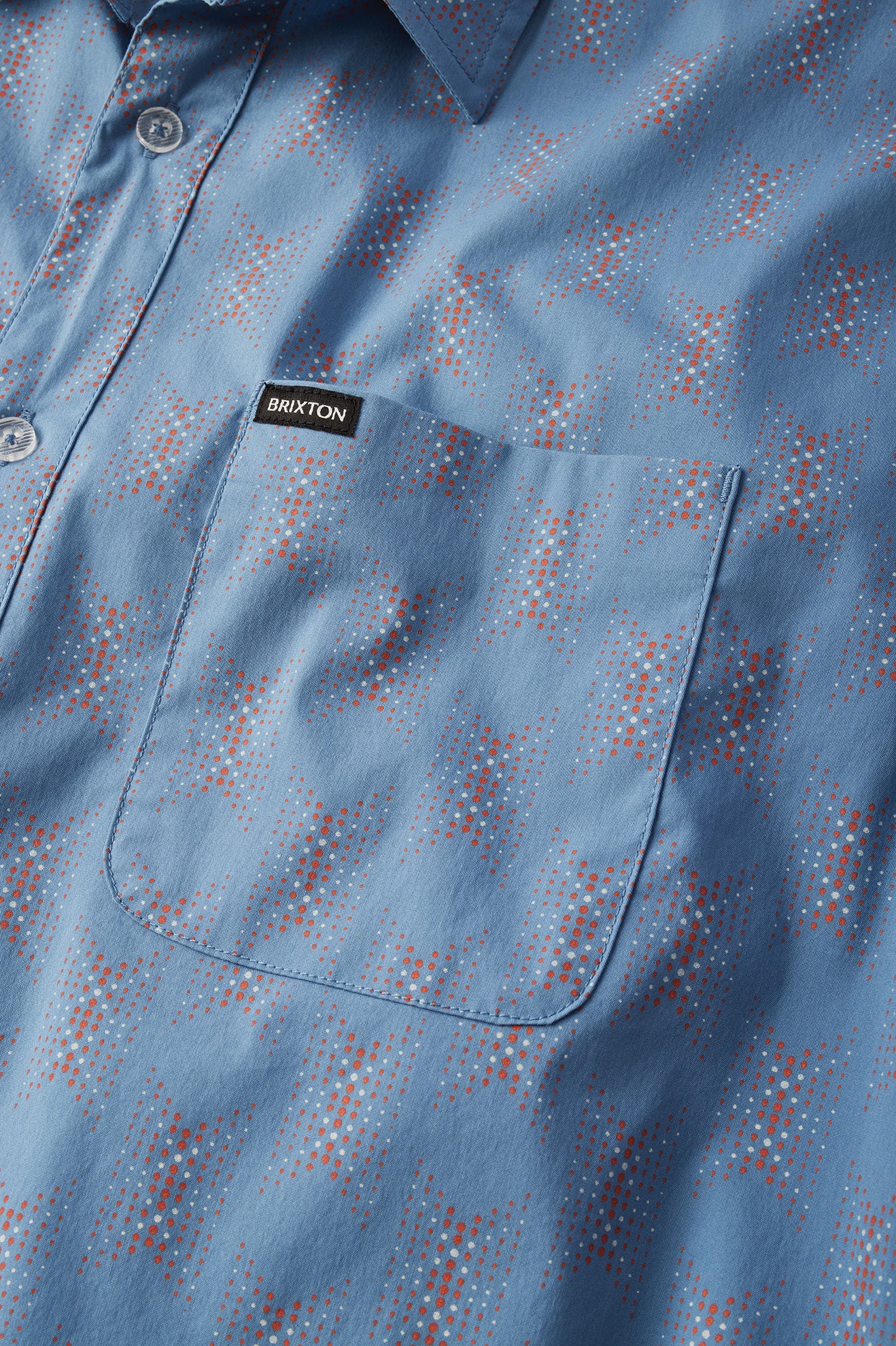 
       Brixton Charter Utility S/S Stretch Woven Shirt - Slate Blue
     