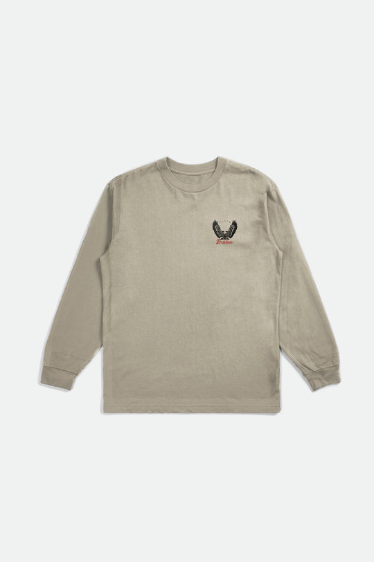 
       Brixton Talon L/S Standard Tee - Cream
     