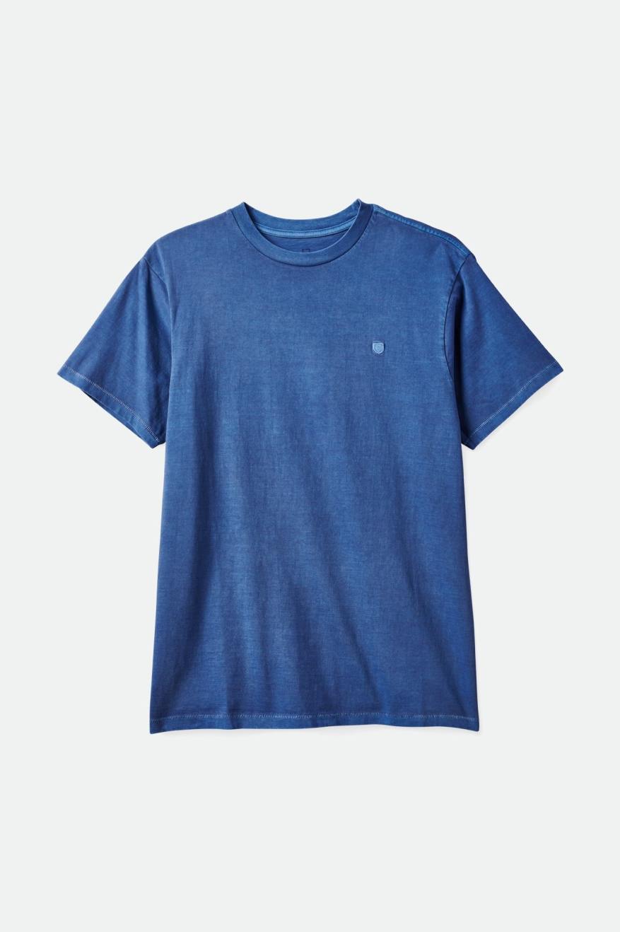 
       Brixton Vintage Reserve S/S Tee - Pacific Blue Vintage Wash
     