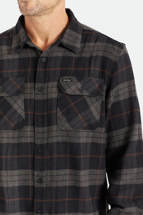 
       Men&#39;s Lifestyle 2 | Bowery L/S Flannel - Black/Charcoal
     