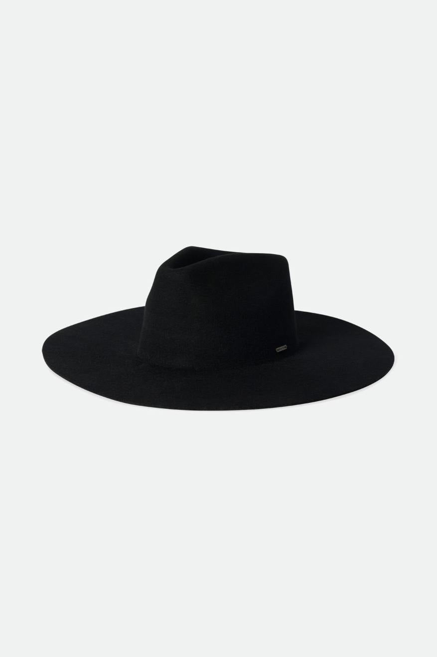 Berets: Monochrome Felt Cowboy Hat With Large Brim For Men And