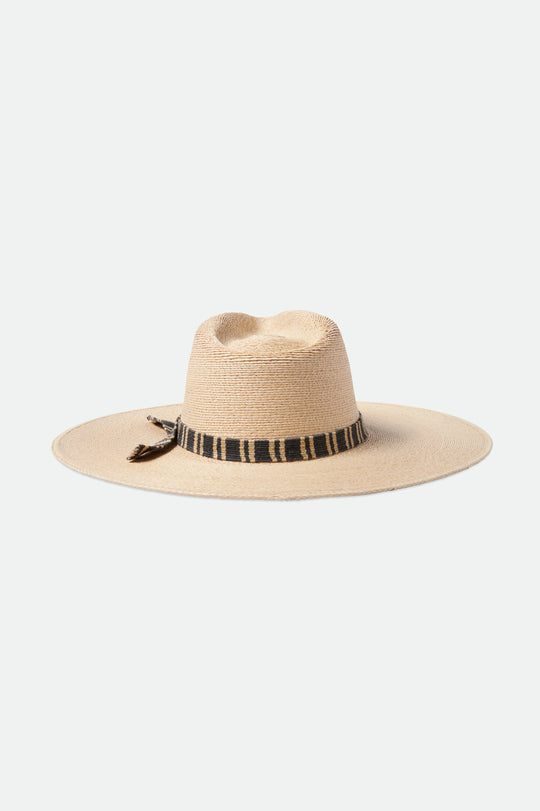 
       Brixton Leigh Straw Fedora - Natural
     