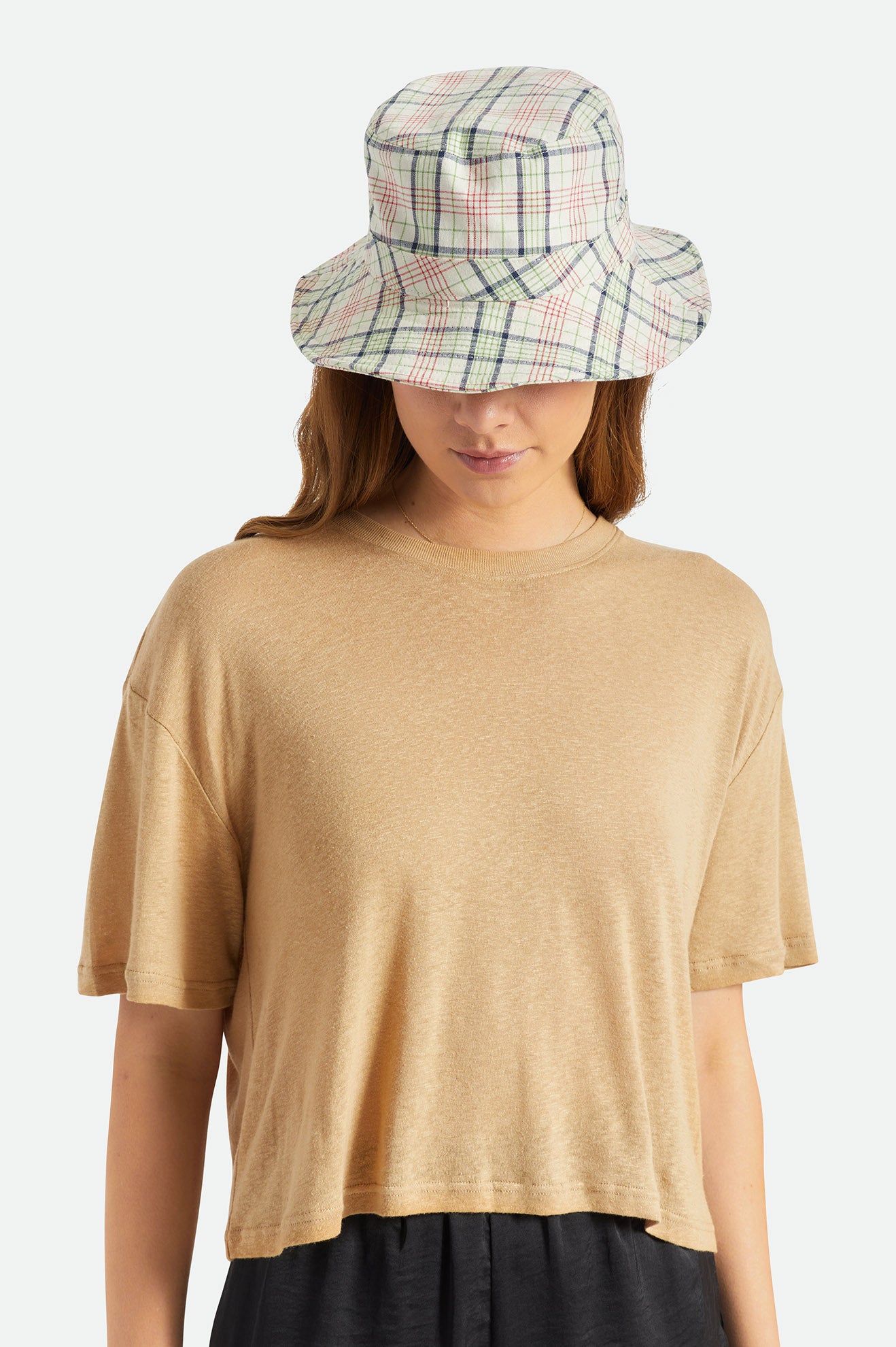 
       Brixton Petra Packable Bucket Hat - Dove Plaid
     