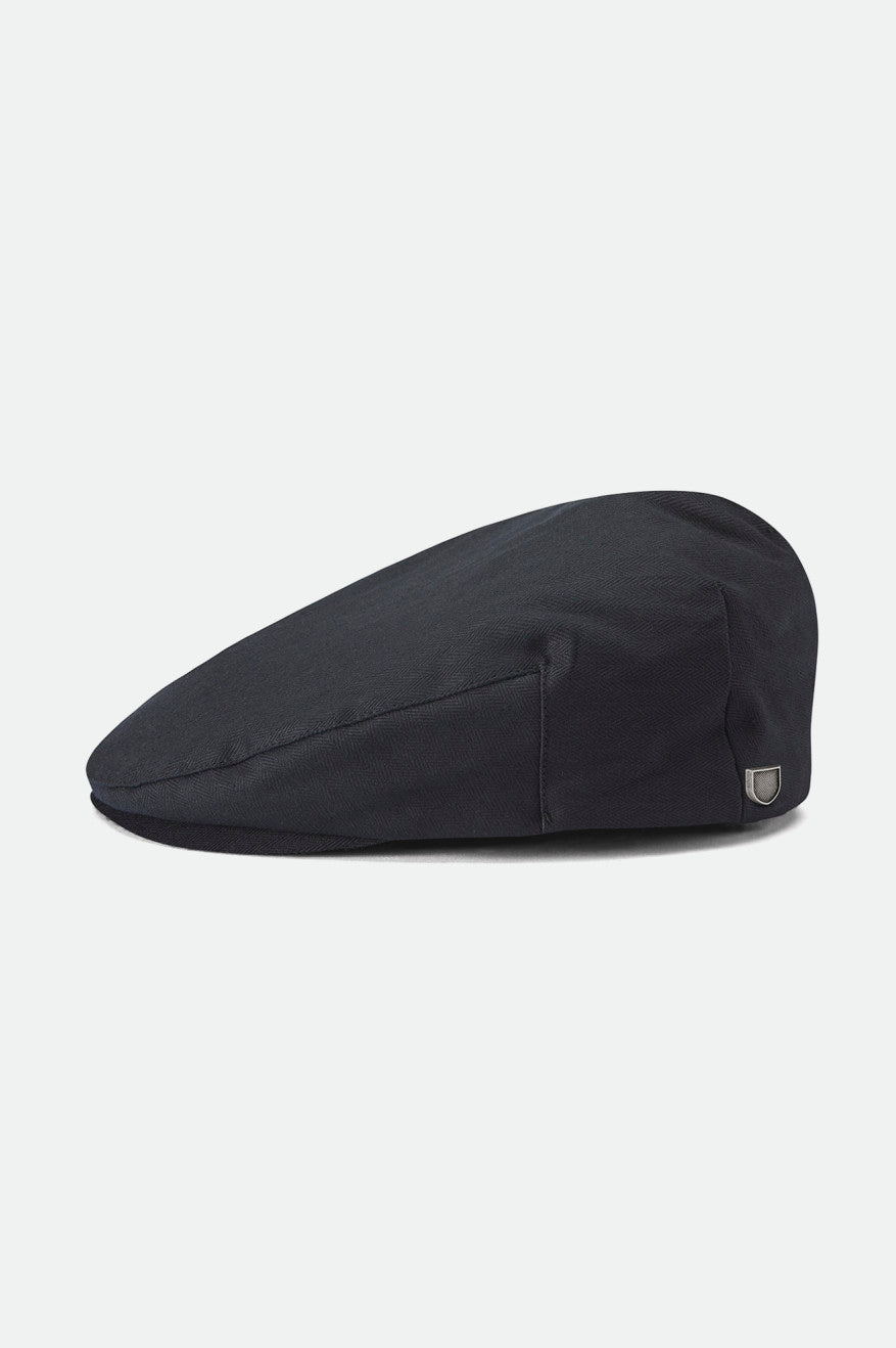 
       Brixton Unisex Hooligan Flat Cap - Black | Main
     