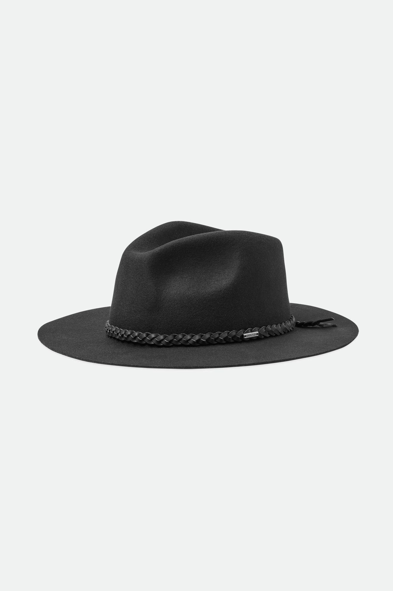 
       Brixton Messer Western Fedora - Black
     