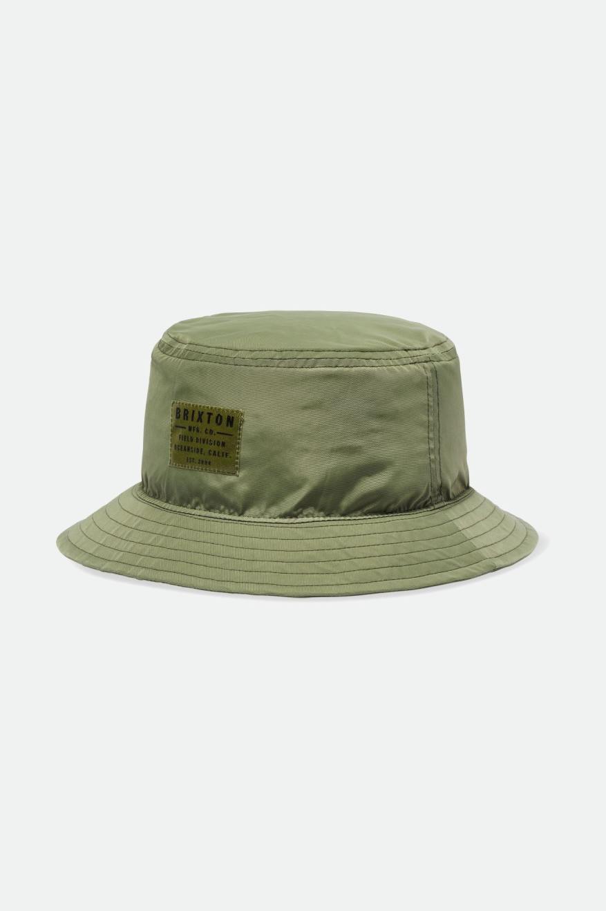 
       Brixton Vintage Nylon Packable Bucket Hat - Olive Surplus
     