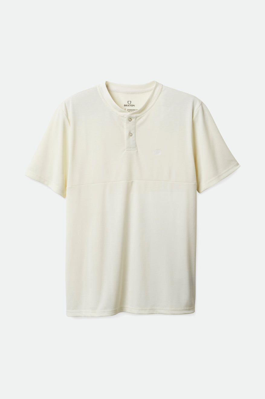 
       Brixton Beta Square Utility S/S Henley Knit - Off White
     