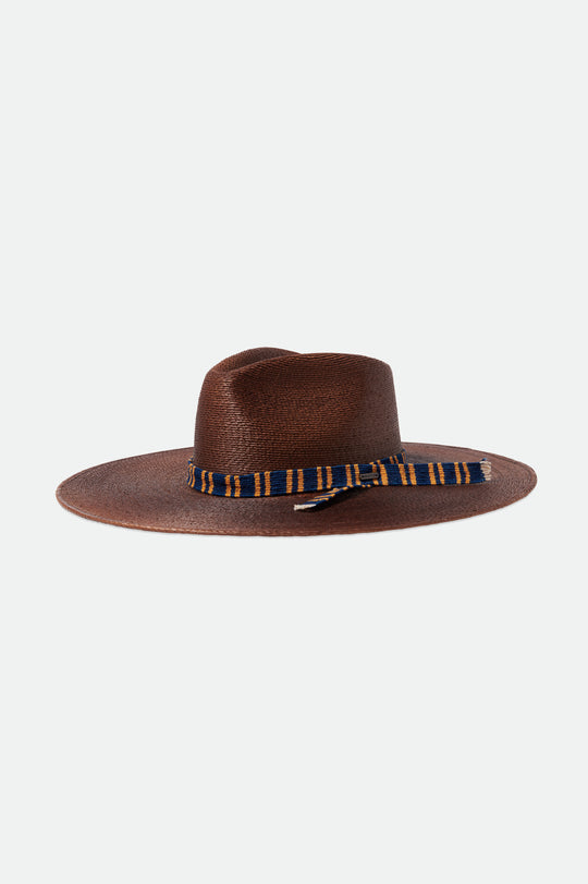 
       Brixton Leigh Straw Fedora - Brown
     