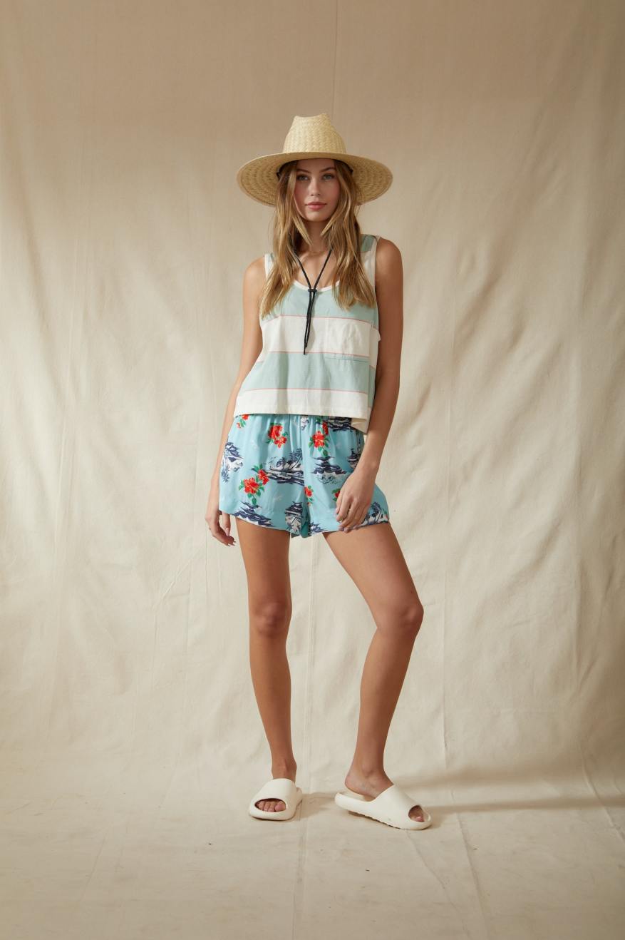 
       Brixton Carefree Pocket Tank - Seafoam
     