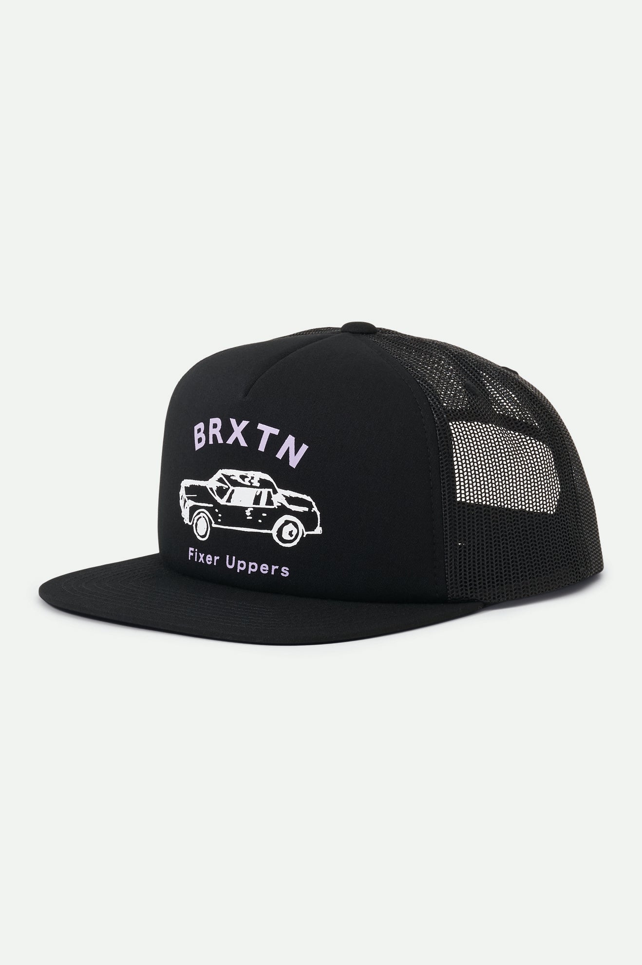 Brixton Builders Coolmax Snapback Hat - Black - One Size