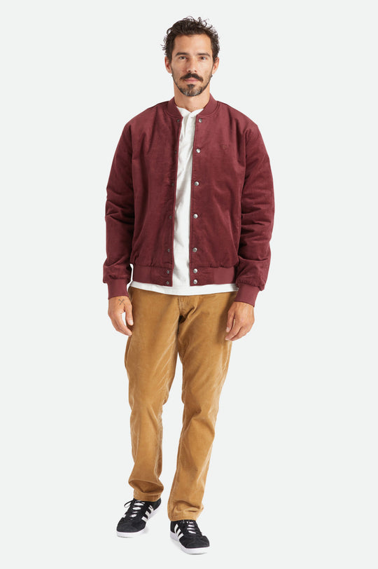 
       Brixton Dillinger Bomber Jacket - Mahogany
     