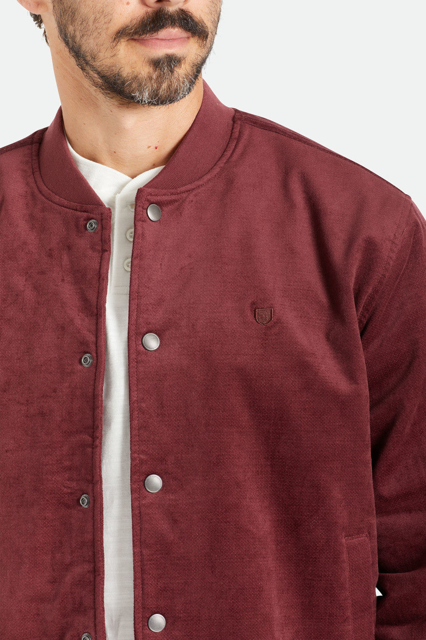 
       Brixton Dillinger Bomber Jacket - Mahogany
     