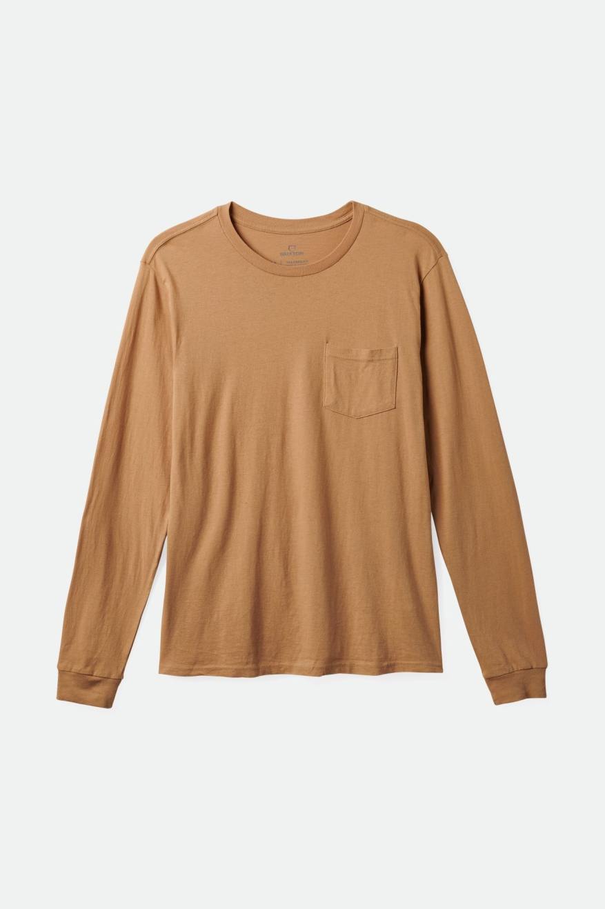 
       Brixton Basic L/S Pocket Tee - Mojave
     