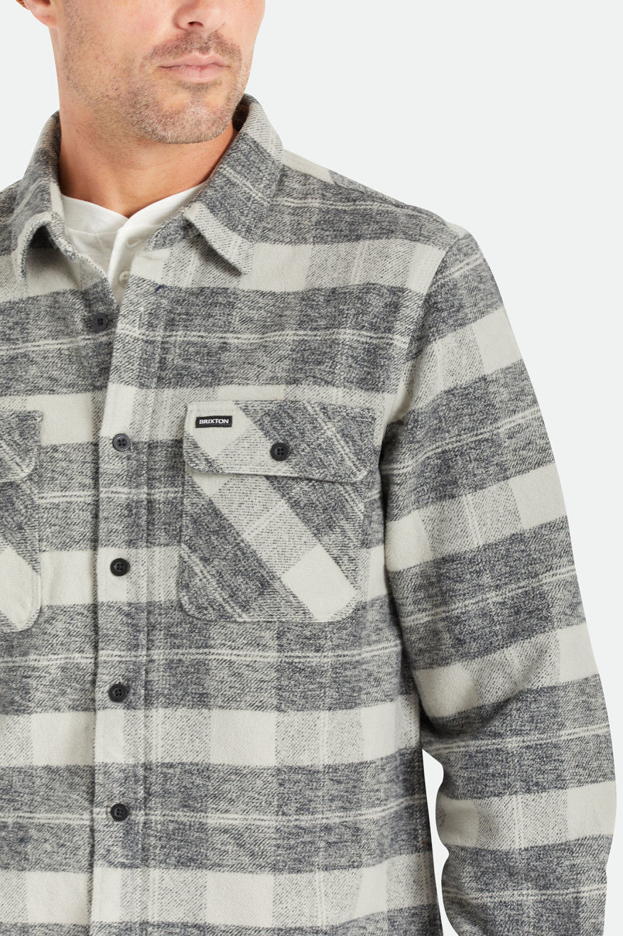 
       Brixton Bowery Heavyweight L/S Flannel - Black/Charcoal
     