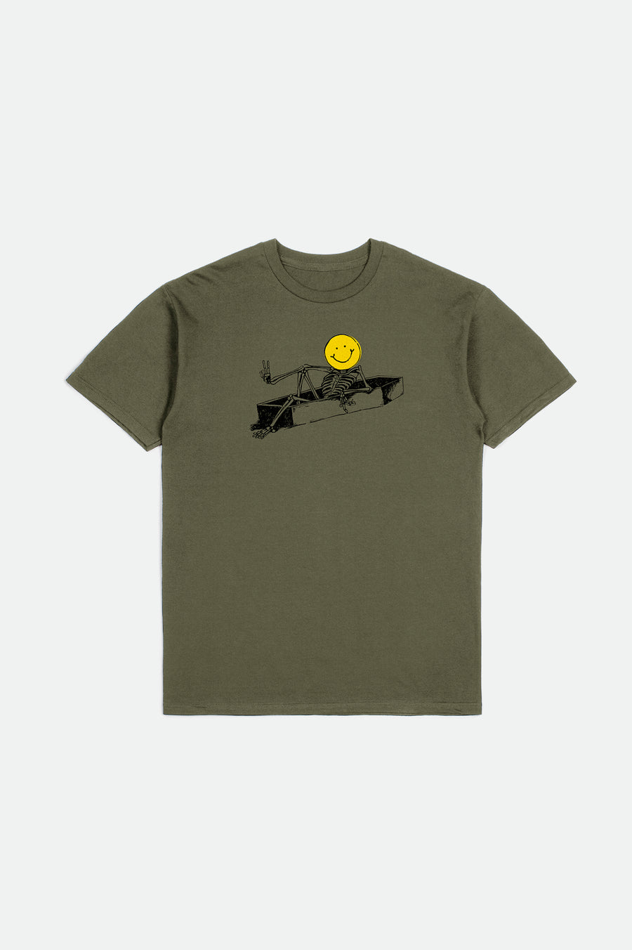 
       Brixton News S/S Standard Tee - Military Olive
     