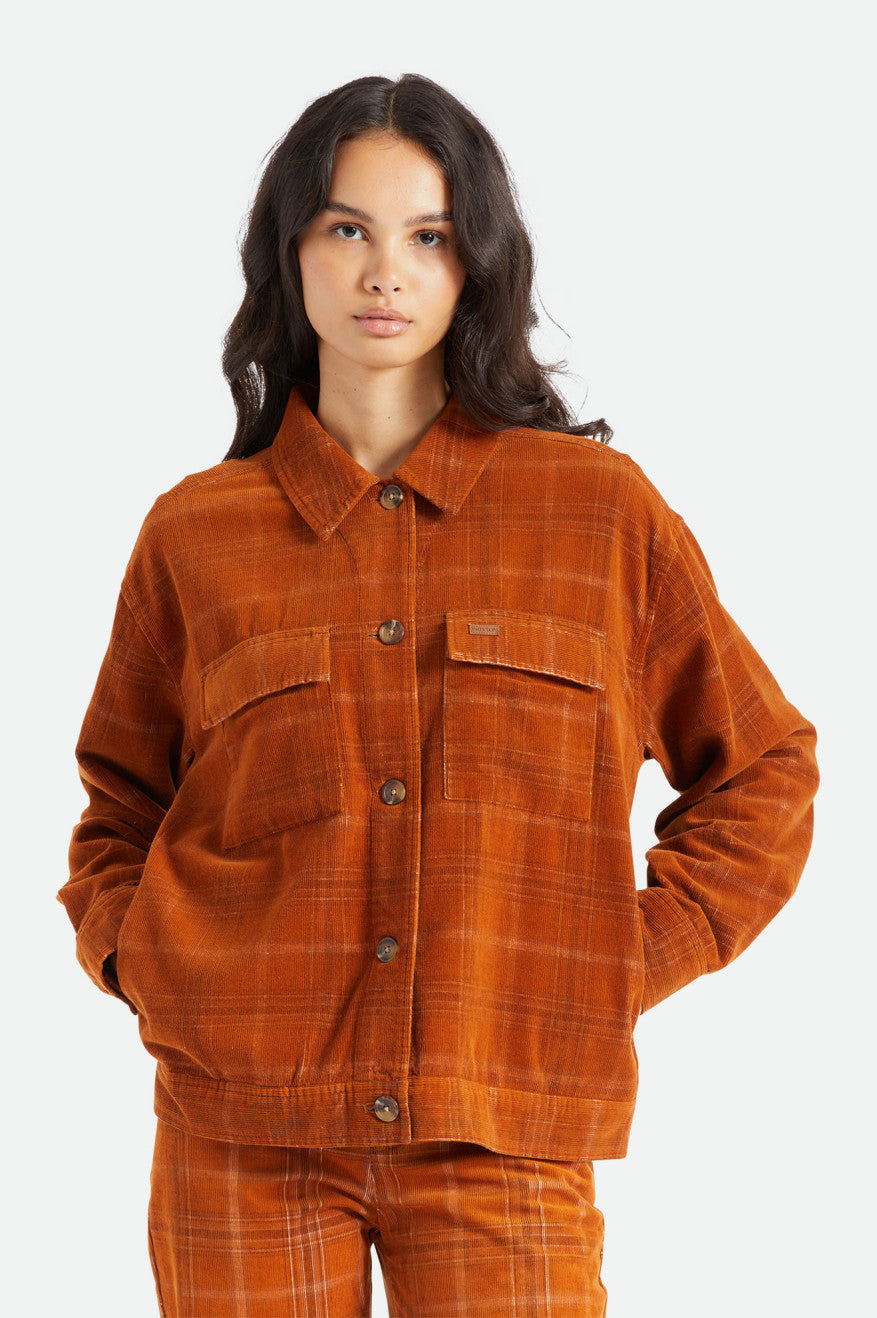 
       Brixton Stark Trucker Jacket - Glazed Ginger
     