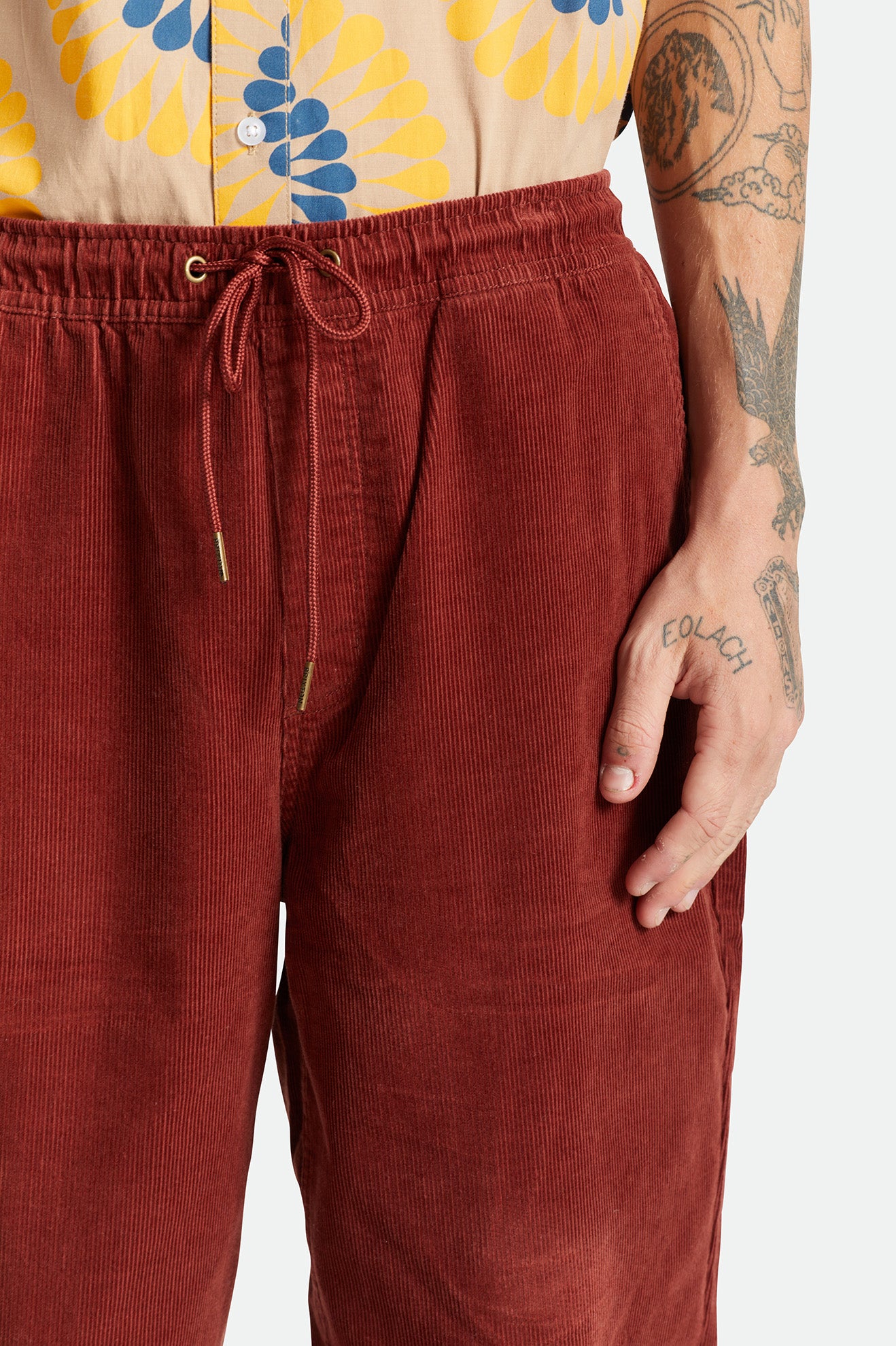 
       Brixton Madrid Pant - Dark Brick
     