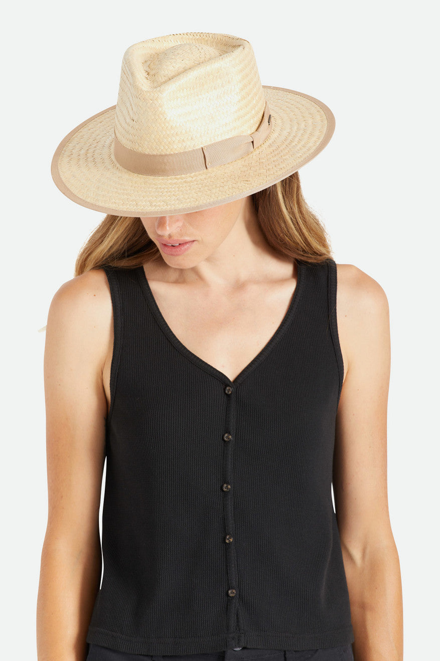 
       Brixton Jo Short Brim Palmilla - Natural
     